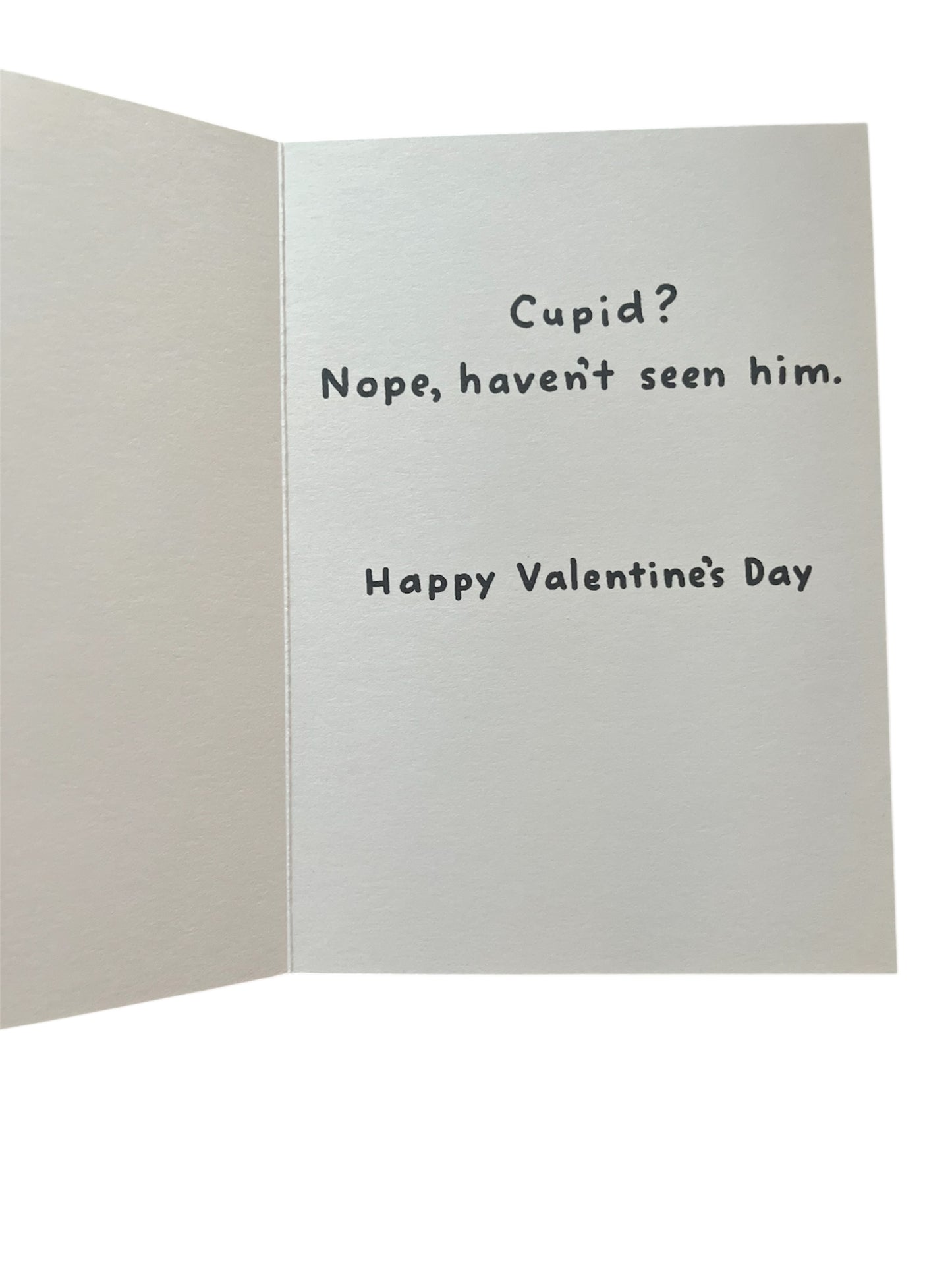 Lion:  Where's Cupid? Valentine's Greeting Card