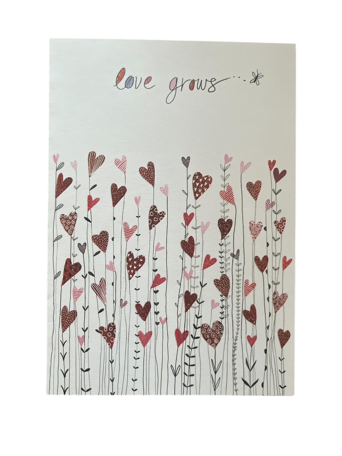 Love Grows Valentine's Greeting Card