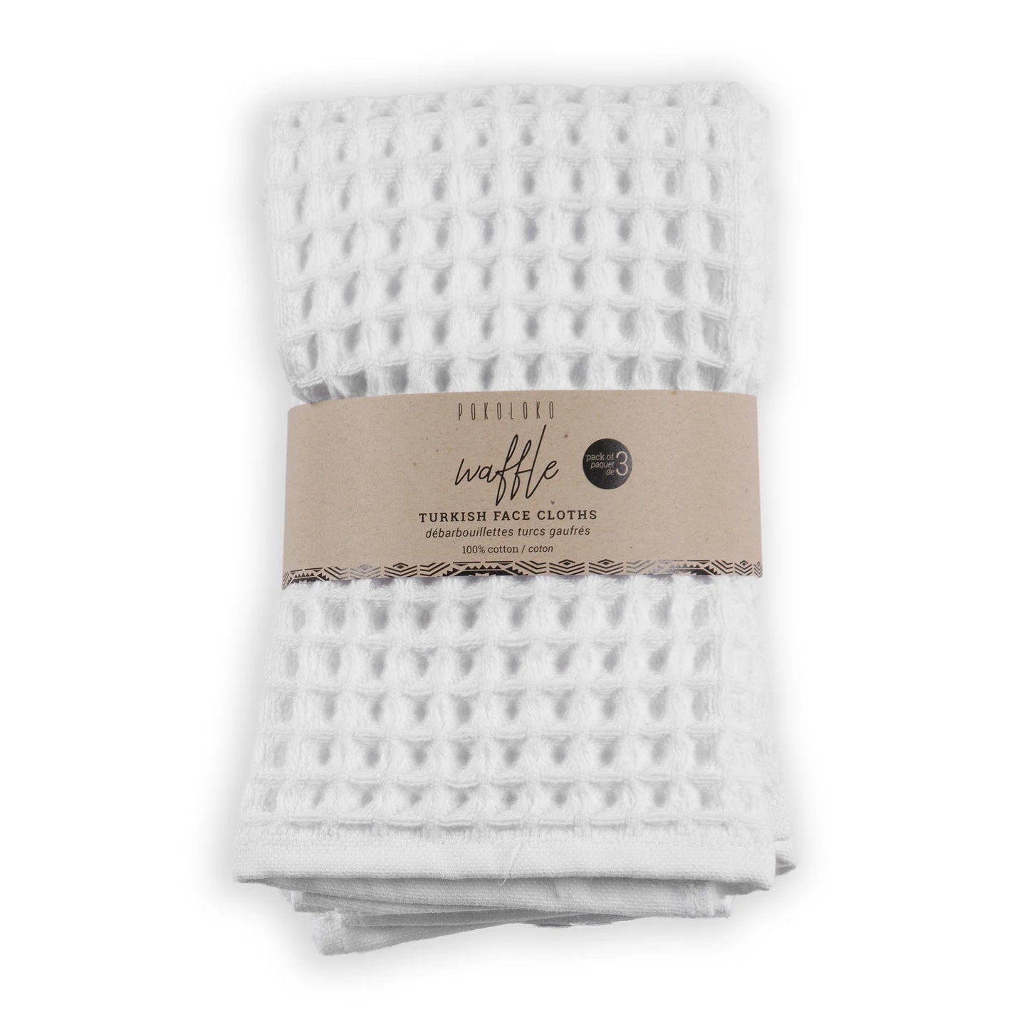 Waffle Face Towel - Set of 3