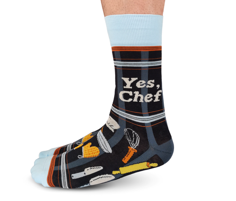 Yes Chef, Mens Crew Socks