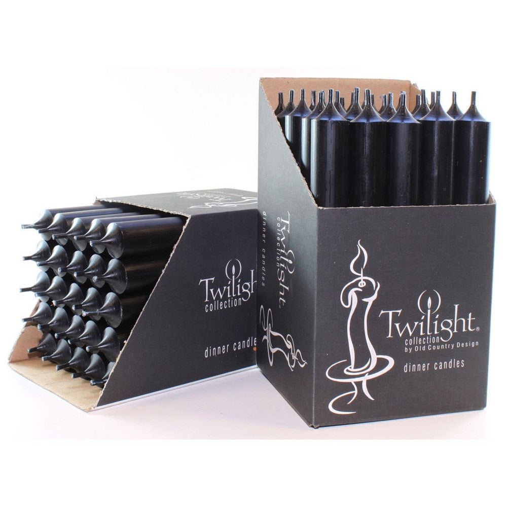 Twilight Taper Black Candle