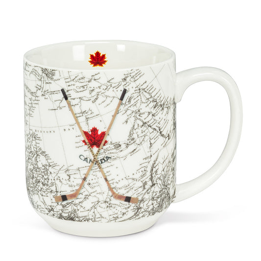 Hockey Sticks and Map Mug