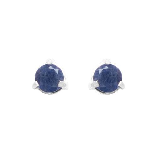 Blue Sapphire Comino Stud Earrings