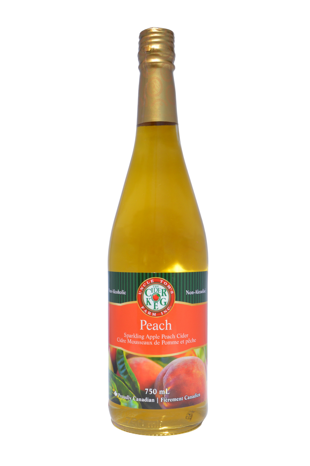 Non-Alcoholic Peach Sparkling Cider