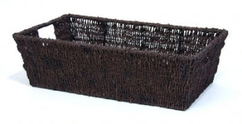 Rectangular Storage Box Dark Brown