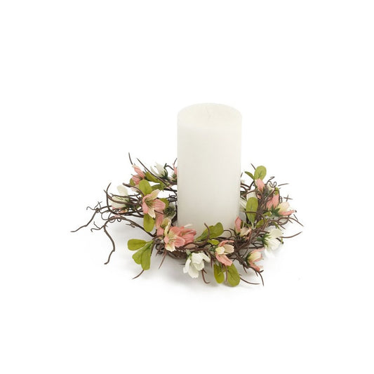 Spring Blossoms Candle Ring