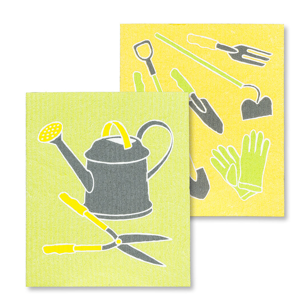 Garden Tools Dish Cloths Set/2