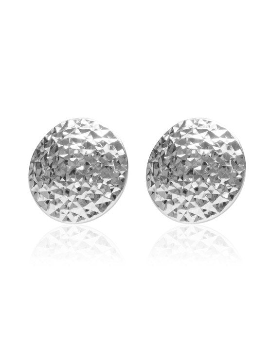 Round stud earrings