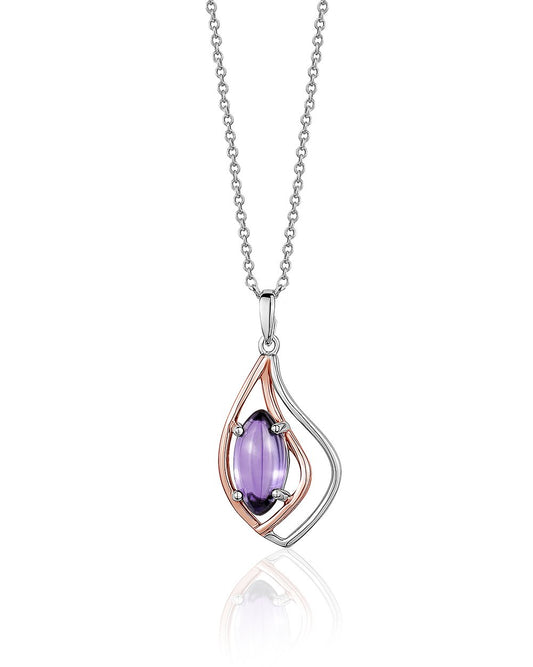 Amethyst Drop Pendant