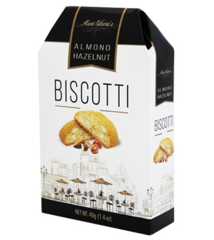 Aunt Gloria Mini Almond Hazelnut Biscotti