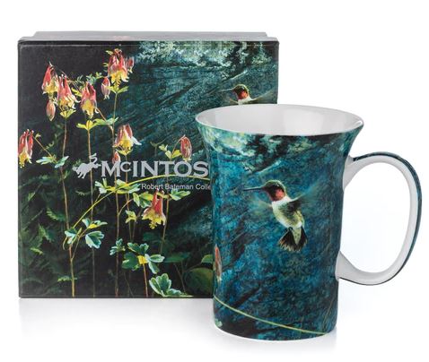 Bateman Ruby Throat and Columbine Mug