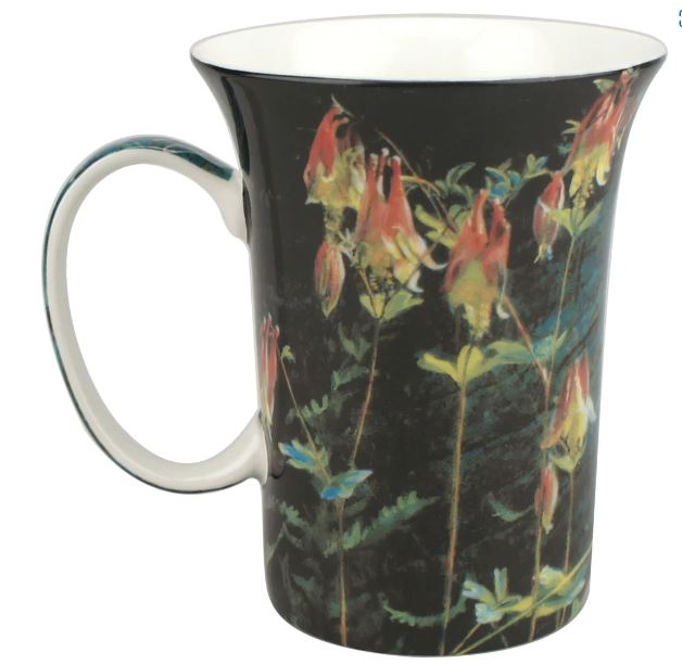 Bateman Ruby Throat and Columbine Mug