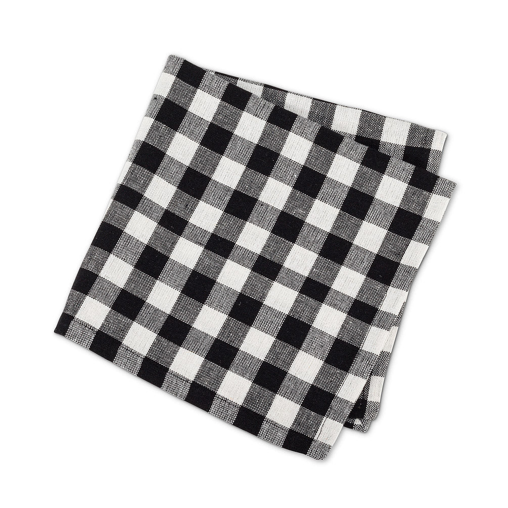 Buffalo Check Napkin Black and White