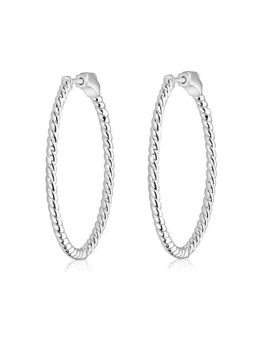 Rope Hoop Earrings