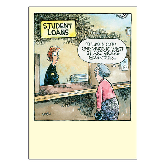 Student Loan - Birthday Card