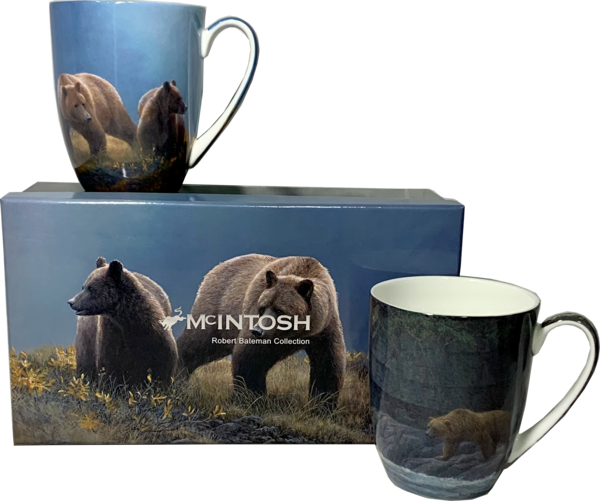 Lot de 2 mugs Bateman Grizzlies