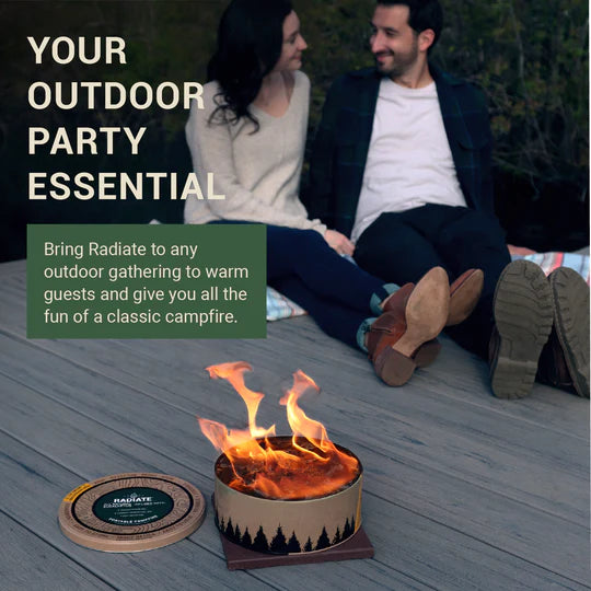 Feu de camp portable Eucalyptus Radiate