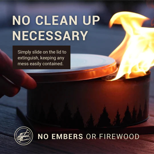 Feu de camp portable Eucalyptus Radiate