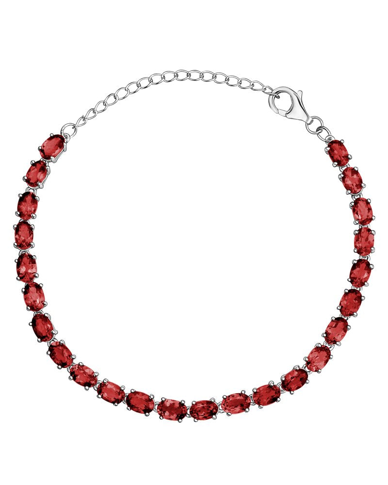 Ruby Tennis Bracelet