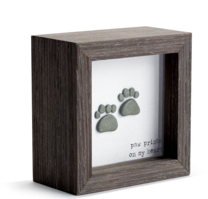 Paw Prints Shadow Box