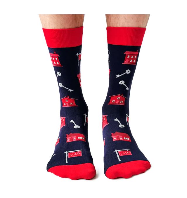 Chaussettes de l'équipage de l'immobilier