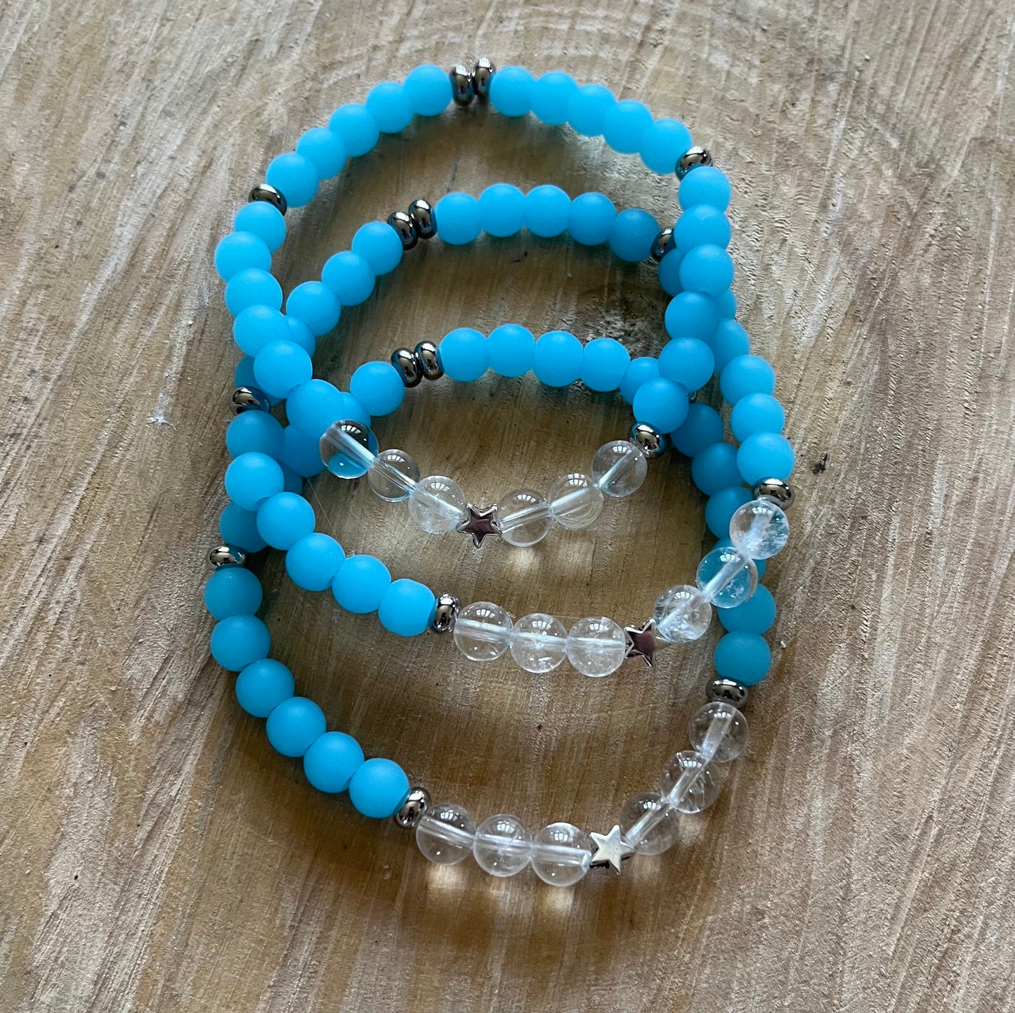 Sea Glass Beaded Bracelet