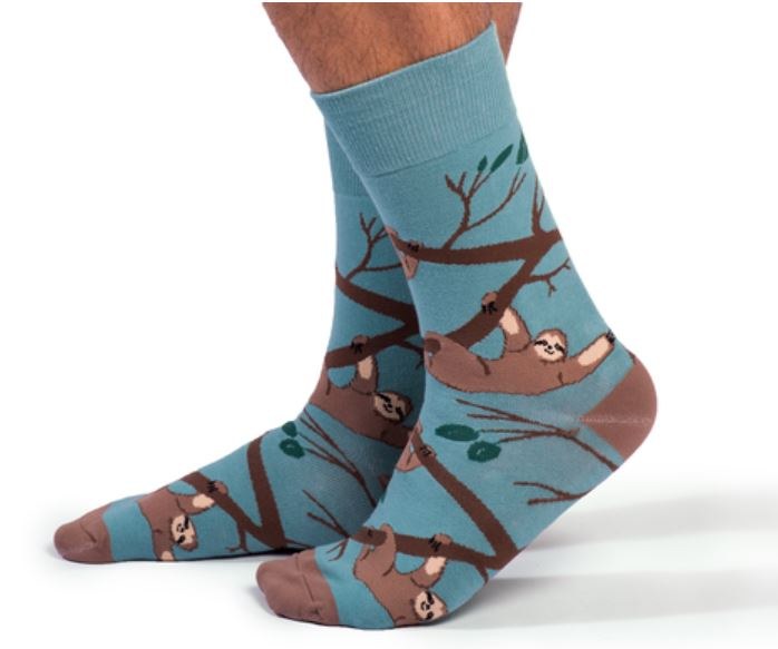 Slothin Around Crew Socks