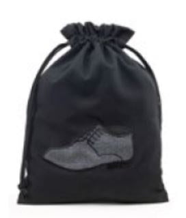 Mens Shoe Bag Black