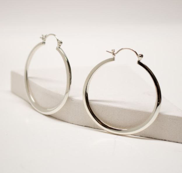 Square Edge Hoops