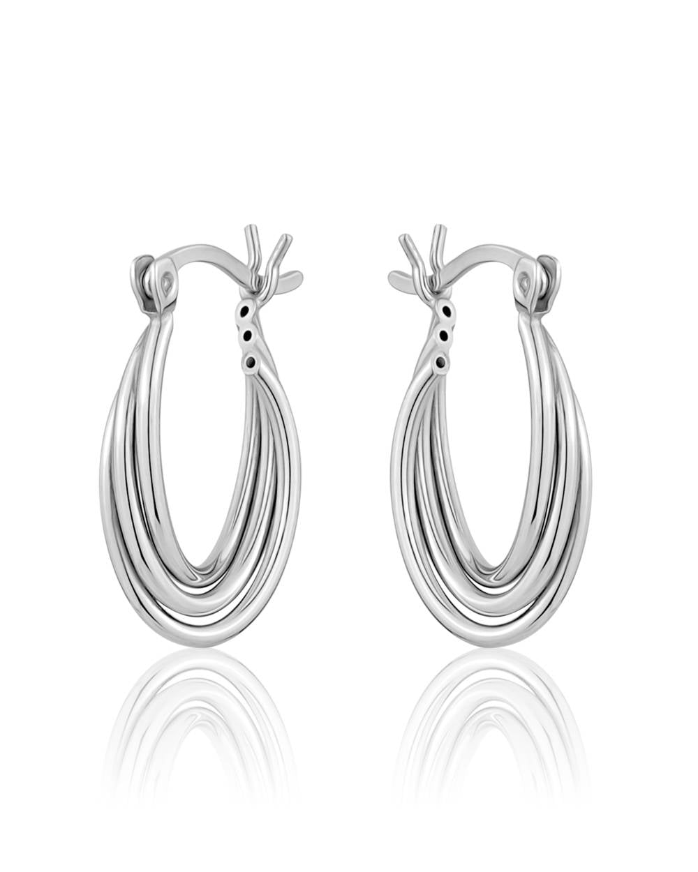 Triple Hoop Earrings